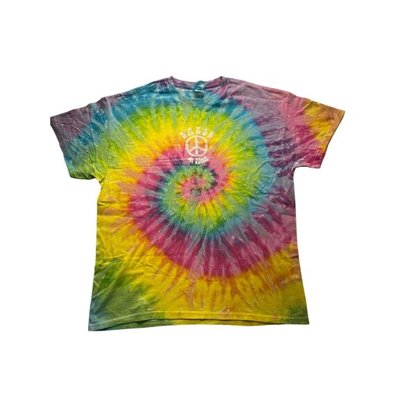 Colortone Tie-Dye T-Shirt XL "Baked On Maui" Peace Sign #7157 - Picture 1 of 8